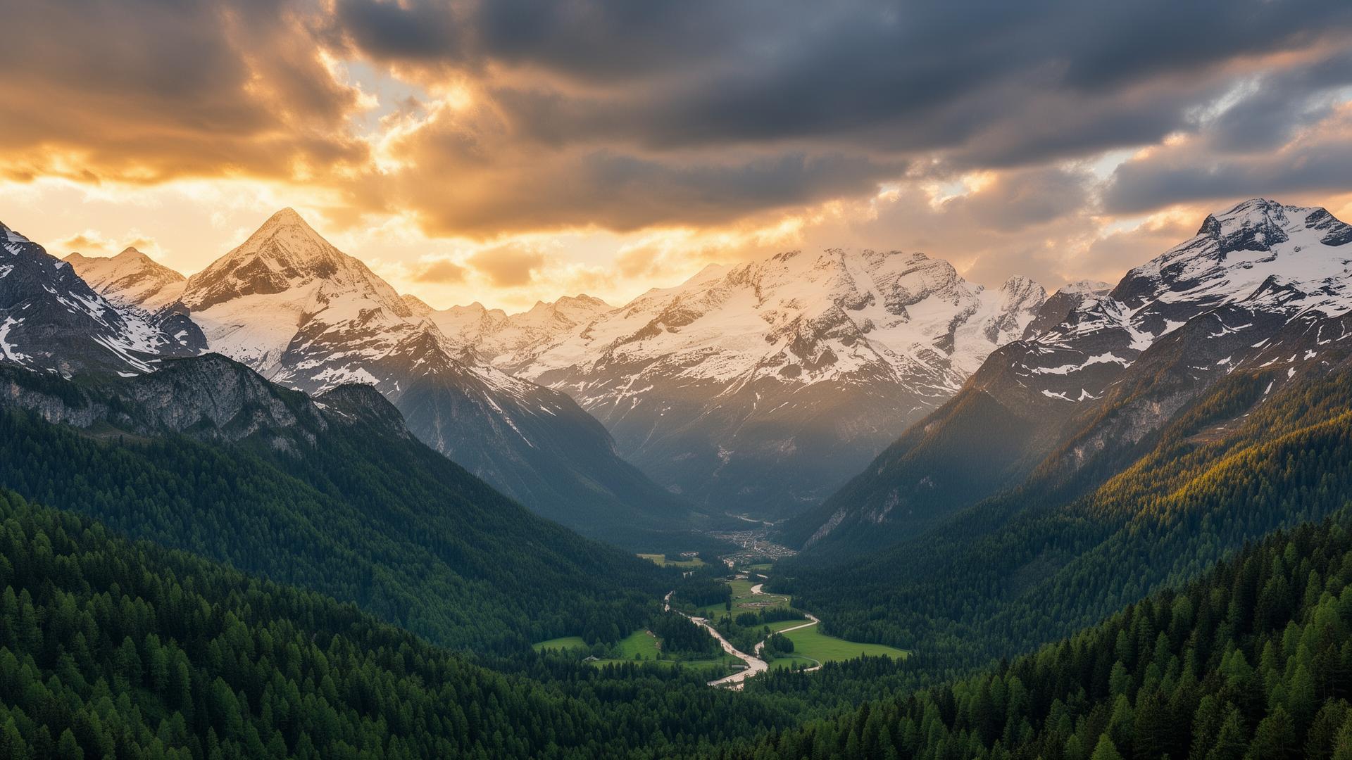 Paysage alpin